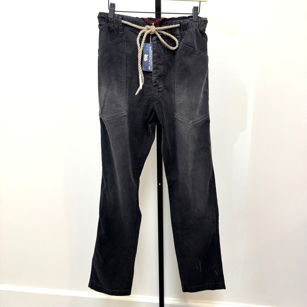 Dr. Collector's P38 Japan 10 oz Twill Cotton Sunfaded Smoke Black Pants XL NEW